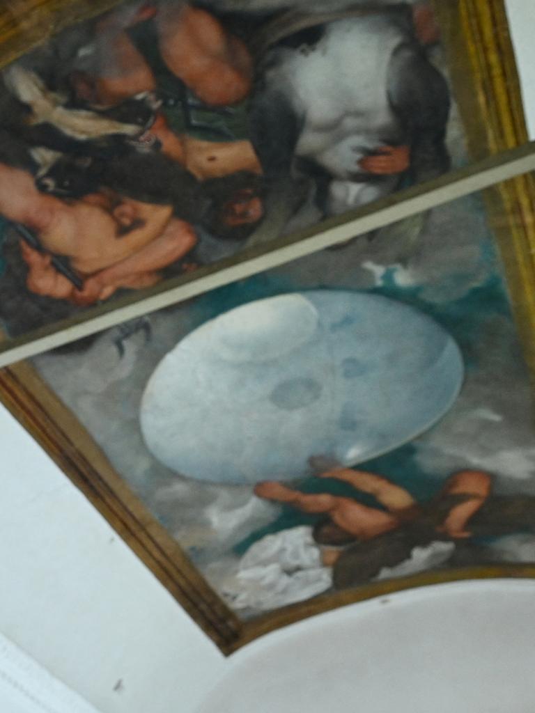 The villa has the only known ceiling painting by Caravaggio. Picture: Vincenzo Pinto/AFP