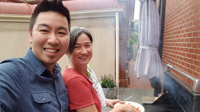 Penny Wong with her younger brother James Wong Kein Peng. Senator Wong rarely speaks about her personal life or family. Picture: The Star / James Wong Kein Peng