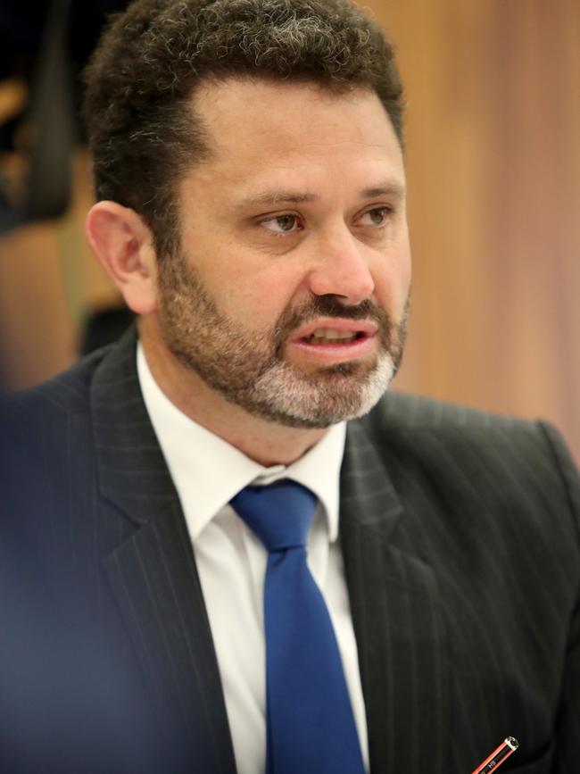 Opposition legal affairs spokesman Kyam Maher. Picture: AAP Image/Kelly Barnes