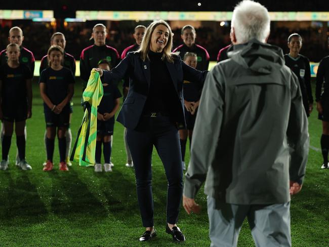 Interim chief executive Heather Garriock is kicking goals for Football Australia. Picture: Robert Cianflone/Getty Images
