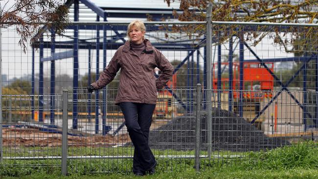 Anne Fay at Skipton Primary Schools new building, where the kitchen is smaller than the disabled toilet. Picture: David Gerarty