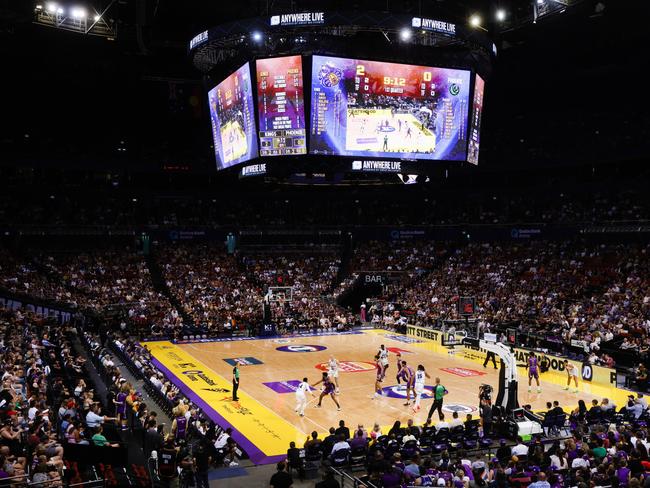 Fans soak in the nailbiter. Picture: Getty Images