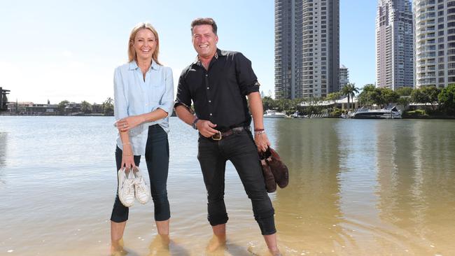 Karl Stefanovic with his Today co-host Allison Langdon. Picture Glenn Hampson