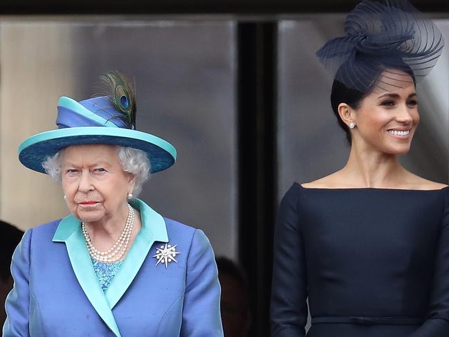 The Queen “insulted” Meghan Markle by the offer of a black aide, according to Omid Scobie’s Endgame. Picture: Getty Images