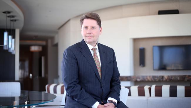 Star CEO Matt Bekier says political uncertainty is yet to hit local sentiment at its casinos. Picture: Sam Ruttyn