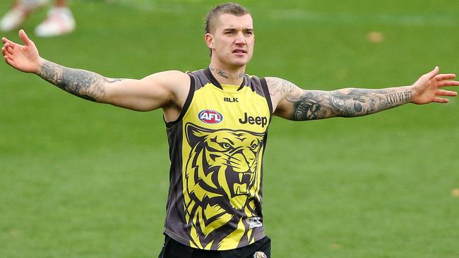 Can anyone at Essendon stop Dustin Martin? Picture: Mark Stewart