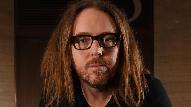 Tim Minchin in town at the Festival Centre as a promo for Matilda. Pic: Tricia Watkinson.
