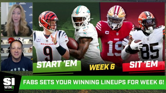 Fantasy football: Start-em, sit-em players for Week 6