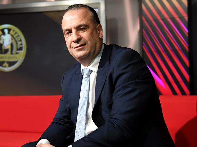 NRL CEO Peter V'landys says the code has no intention of changing the no-fault stand-down rules. Picture: NRL Photos – Pool/Getty Images