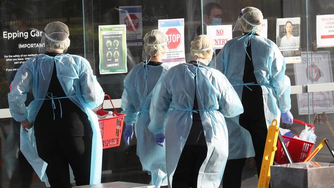 There was no plan for handling coronavirus in nursing homes, the royal commission report found. Picture: David Crosling