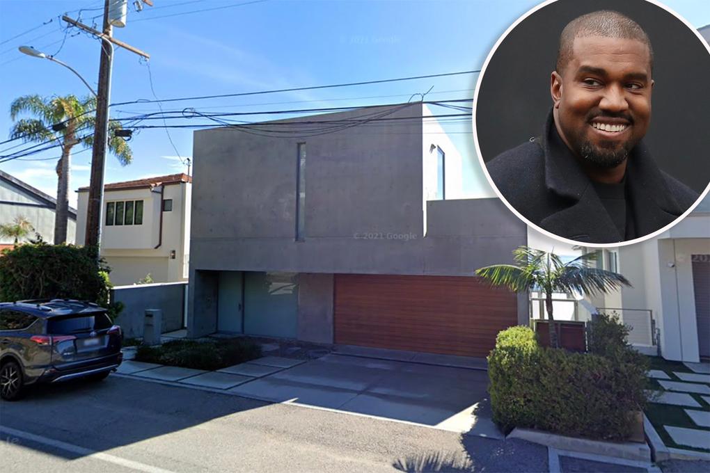 Ye’s found himself a new base. Picture: Google Maps/Getty