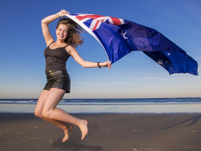 Despite the years of media coverage painting the day as deeply divisive, only 6 per cent of Australians felt negatively towards Australia Day. Picture: Nigel Hallett