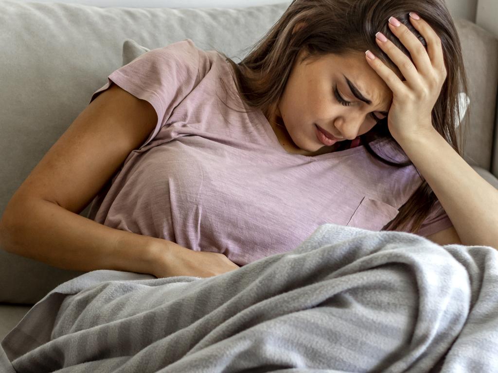 Abdominal pain or cramping is a sign. Picture: iStock