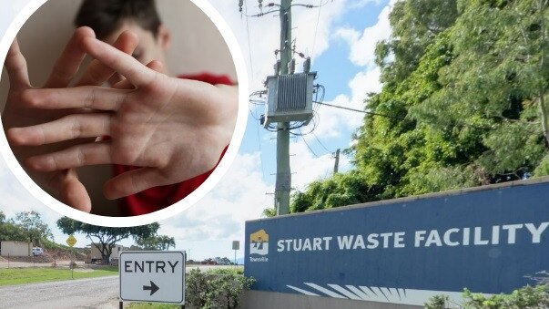 Kevin Michael Loudon encountered a young family during visits to the Stuart Waste Facility in 2020. Picture: TCC.