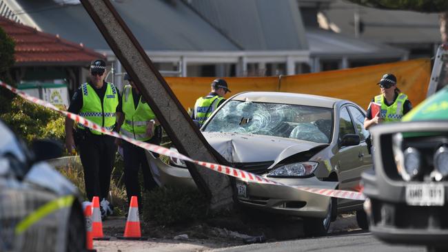 The driver of this car has been charged over the death. Picture: Tricia Watkinson