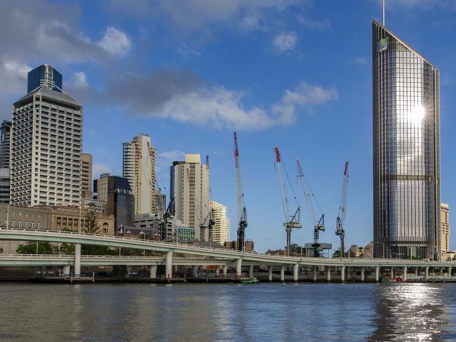 General photo Brisbane skyline from Brisbane River, Tuesday, December 31, 2019 (AAP Image/Richard Walker)