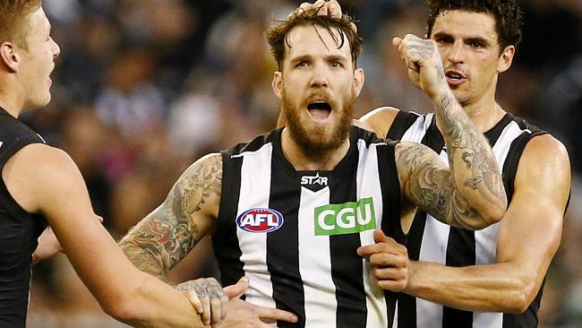 Richmond v Collingwood Dane Swan goal 3rd term Picture: Wayne Ludbey