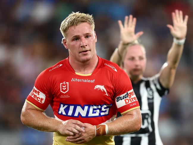 Max Plath is ineligible for the Dally M Rookie of the Year award following a suspension earlier this season. Picture: Chris Hyde/Getty Images