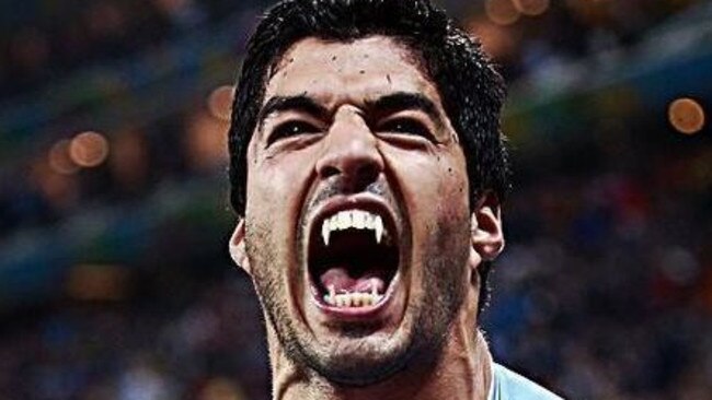 Uruguay striker Luis Suarez bit three opponents ... but his bad habits didn’t end there.