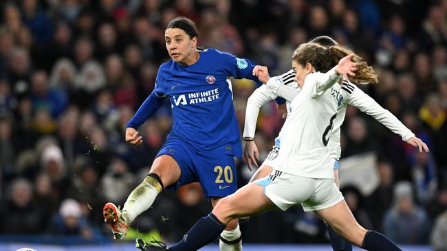 Sam Kerr is accused of using insulting, threatening or abusive words that caused alarm or distress to a police officer. Picture: Justin Setterfield/Getty Images