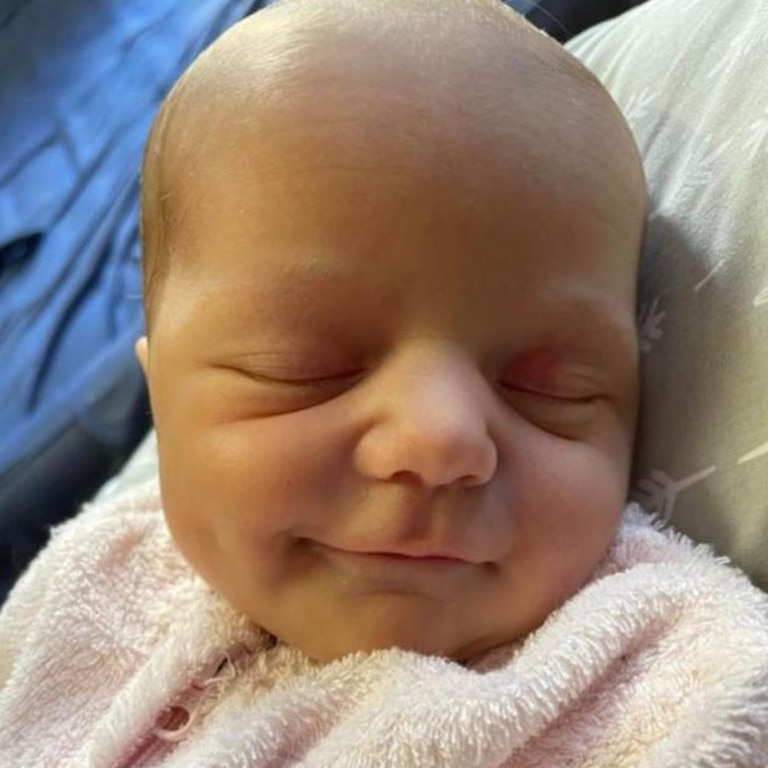 She didn’t initially believe doctors who told her she was having a baby. Picture: Sunrise