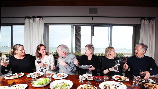Barbara Dight (second from left) from Cicciolina in St. Kilda.