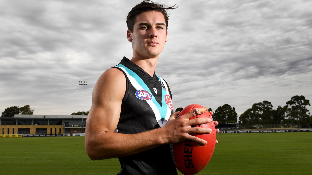 AFL Port Adelaide Power news: Hamish Hartlett has taken Miles Bergman ...