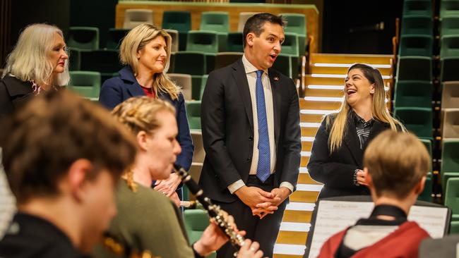 Aberfoyle Park High School students impress at the opening of their new school facilities. Picture: Tom Huntley