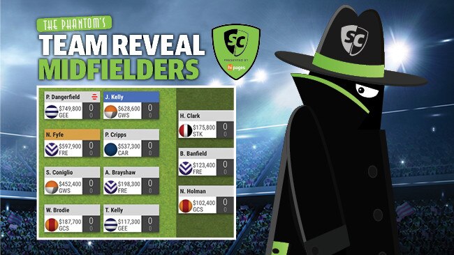 The Phantom's SuperCoach 2018 team: Midfielders