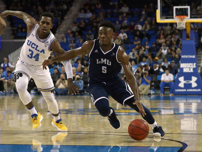 James Batemon, seen here playing for Loyola against UCLA in the NCAA tournament in 2018, joins the Bullets from Europe. Picture: Getty