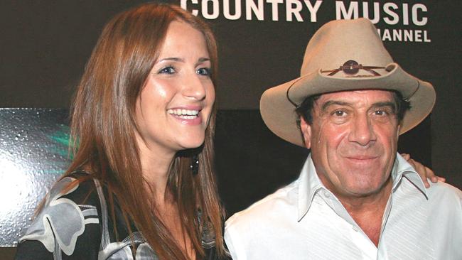 With Molly Meldrum at a launch party in Kings Cross in 2004. (Pic: Australscope)