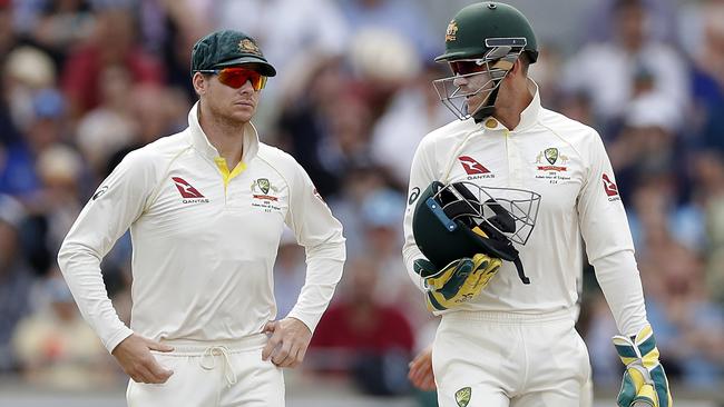 Steve Smith and Tim Paine on day three. Getty Images