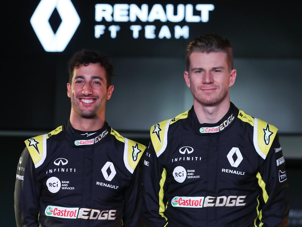 Ricciardo’s partnership with Hulkenberg only lasted one season.