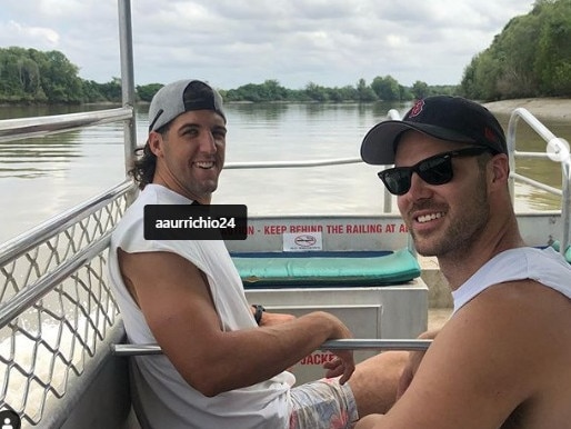 Alex Aurrichio (left) and Keegan Brooksby. Picture taken from Instagram.