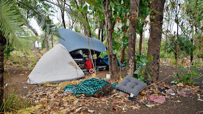 One of the many bush camps that can be found around the Darwin area.