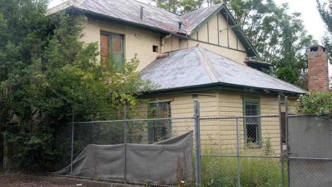 The building has been in a dilapidated state since 2005. Picture: Ian Svegovic