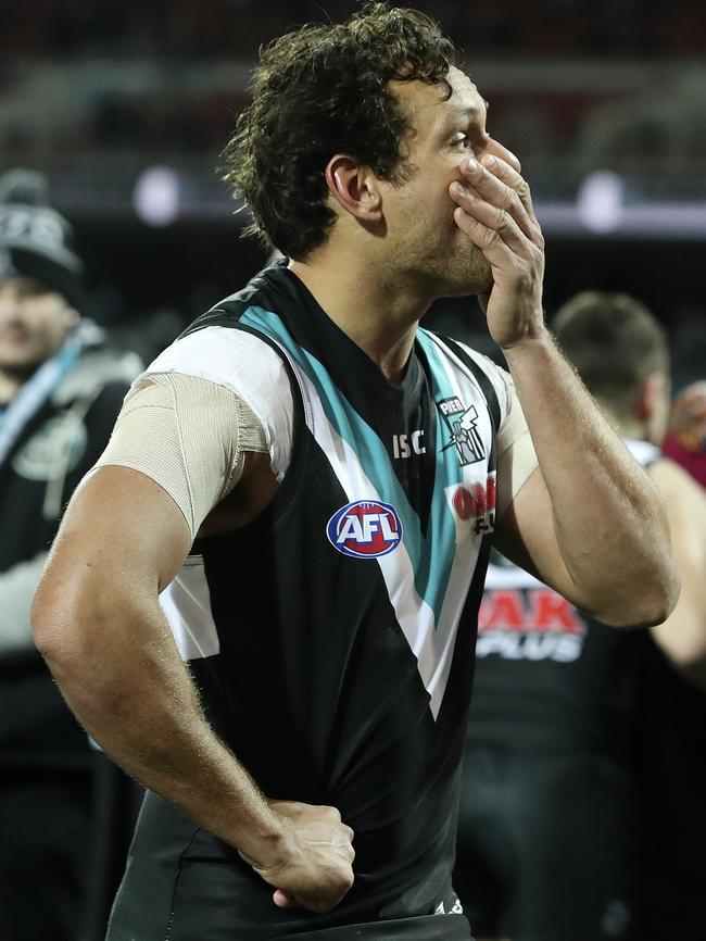 Steven Motlop was inconsistent during his debut season in Port colours. Picture: Sarah Reed