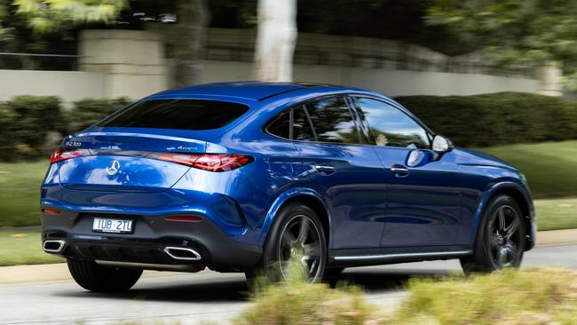 The coupe lacks the practicality of the GLC wagon. Picture: Supplied.