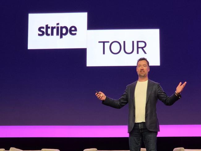 Stripe Australia and New Zealand managing director Karl Durrance at the payments company's event in Sydney