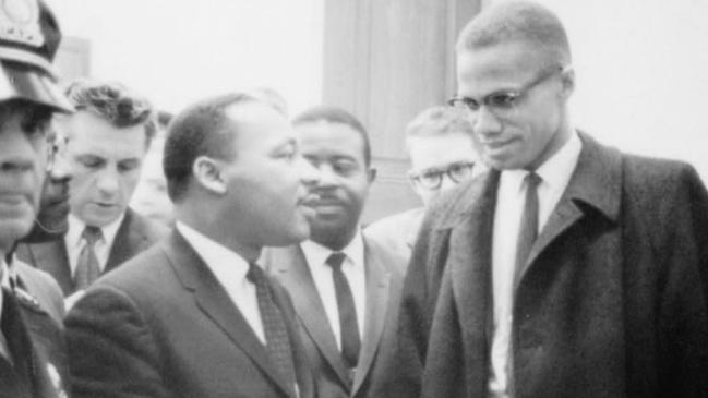 Martin Luther King and Malcolm X, two men admired by Hertier Lumumba.