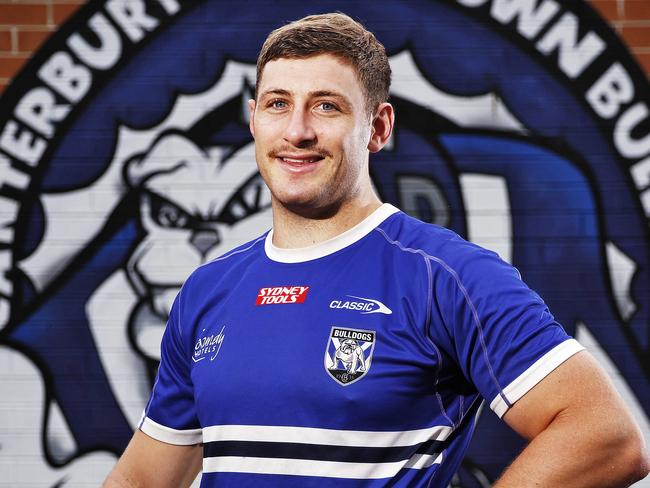 9/3/22 WEEKEND TELEGRAPH SPECIAL. MUST NOT USE BEFORE CLEARING WITH PIC EDITOR JEFF DARMANIN. Canterbury Bulldogs player Max King pictured at Belmore Oval today. Picture: Sam Ruttyn