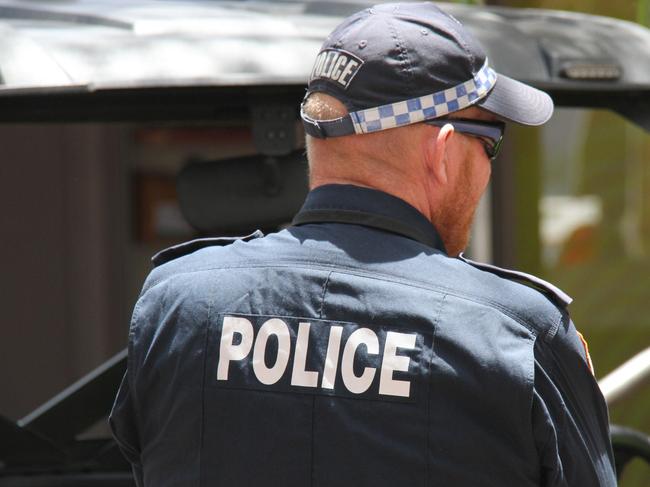 Northern Territory police in Alice Springs, Todd Mall. Picture: Gera Kazakov generic NT Police NTPFES