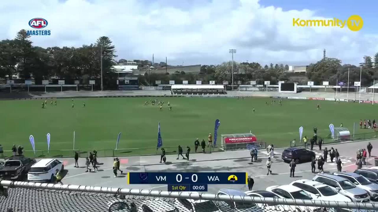 Replay: Victoria Metro v WA (Men 45s Div 1) - AFL Masters National Carnival Day 3