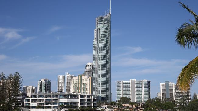 The Q1 high-rise apartments. Picture: Glenn Hampson