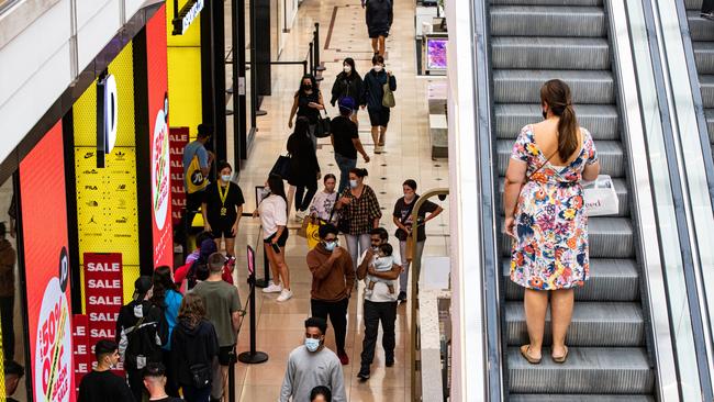 A larger slice of household budgets is being taken up by ‘pain’ categories like utilities and rent, forcing consumers to sharply cut spending on fun, according to UBS. Picture: Diego Fedele/Getty Images