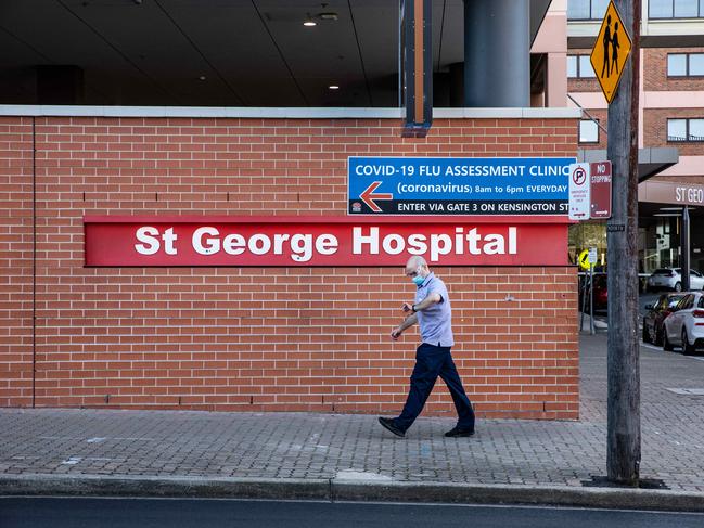 Sydney’s St George Hospital. Picture: NCA NewsWire / Flavio Brancaleone