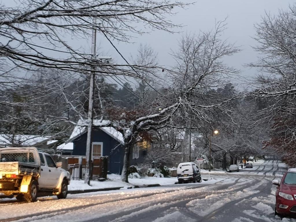 Blackheath was -8C this morning. Picture: TNV