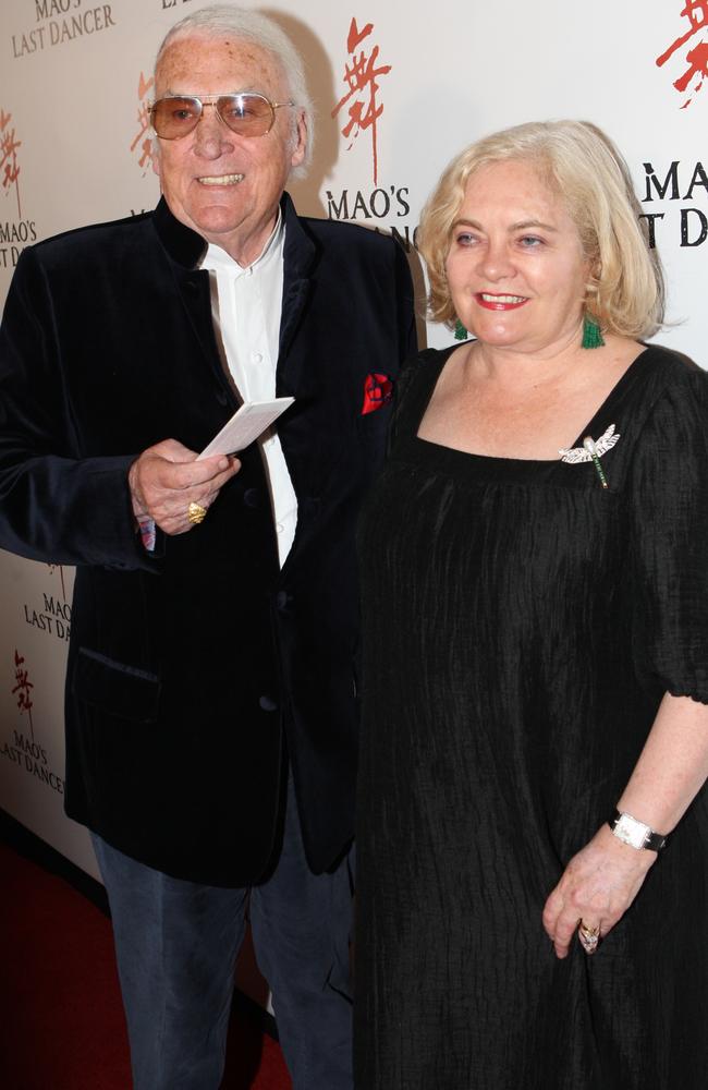 John Laws and wife Caroline in 2009.