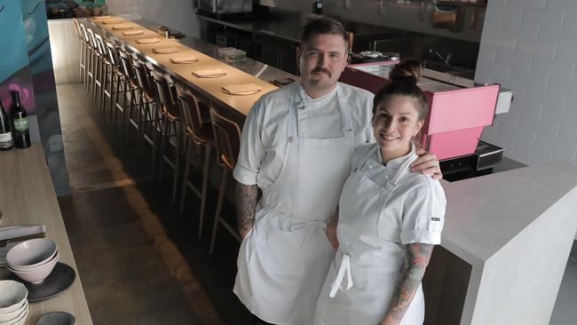 Owners Tim and Sarah Scott are gearing up to reboot their hugely popular restaurant. Picture: Mark Cranitch.