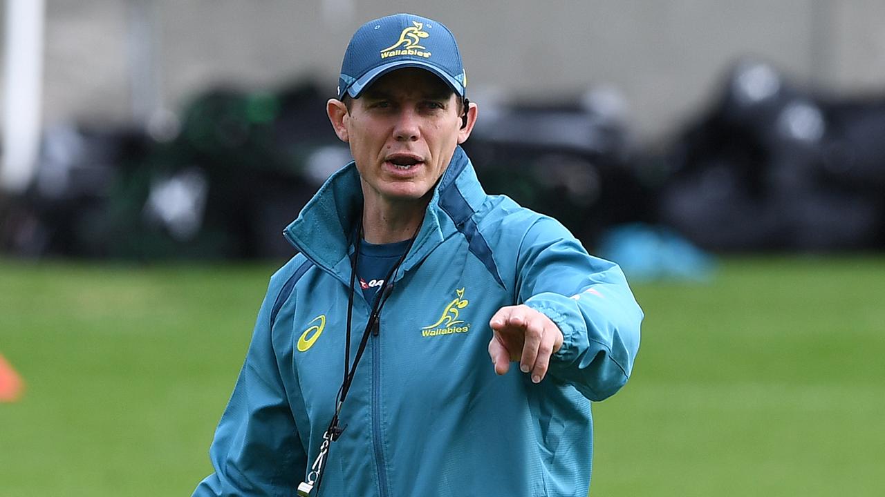 Former star Wallaby and Wallabies assistant coach Stephen Larkham could rely on plenty of goodwill should he take over the head coach role. Picture: AAP Image/Dave Hunt